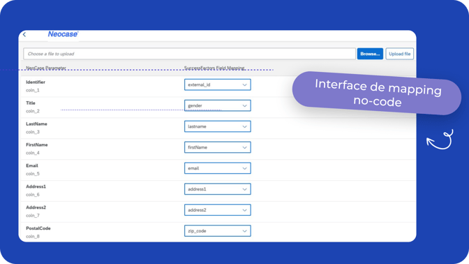 noboarder-Interface de mapping no-code